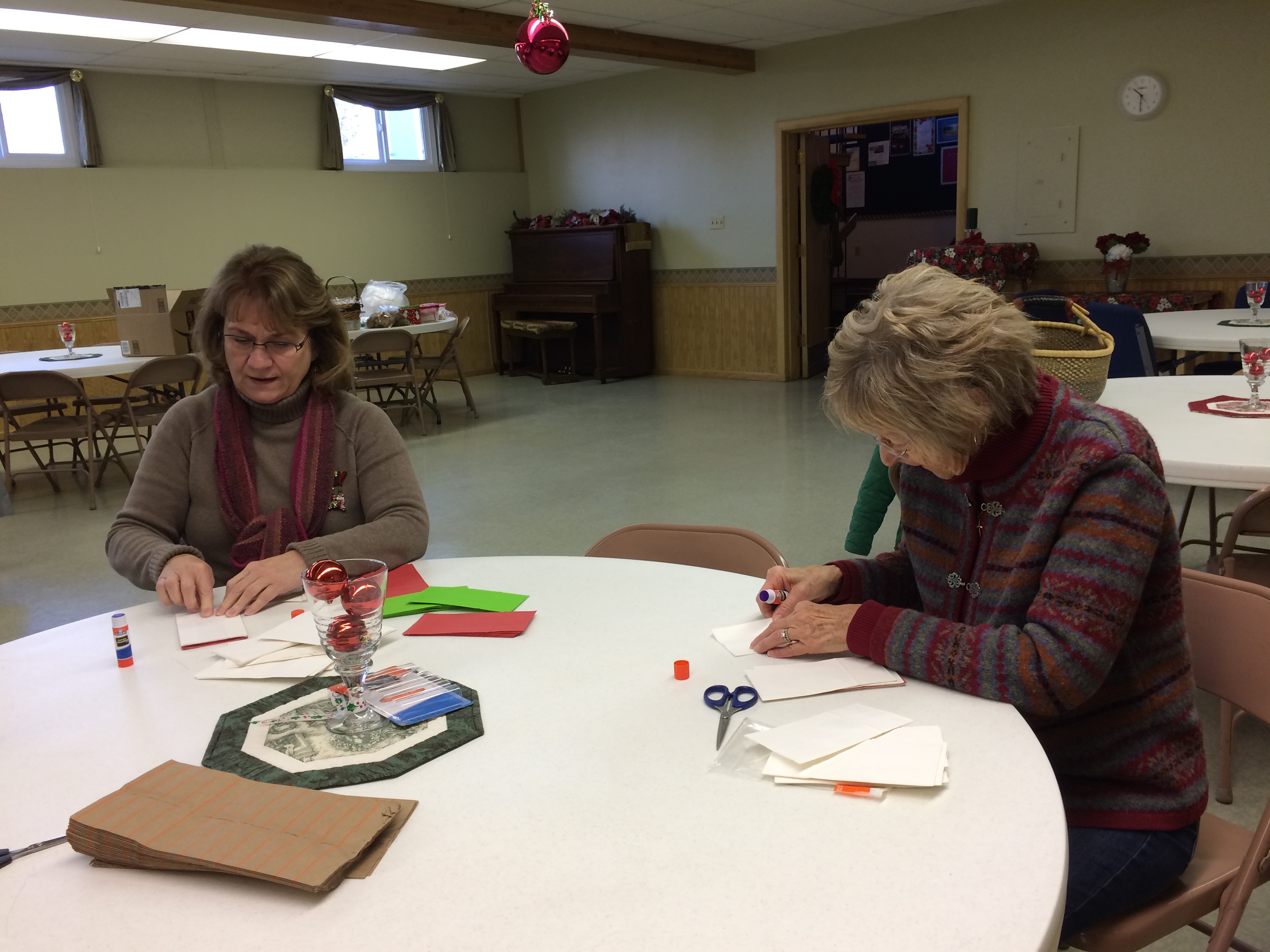 making snowflakes